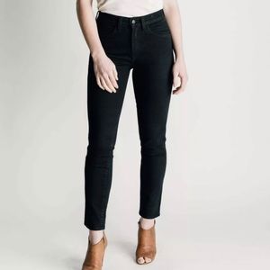 Imogene and Willie Josette Blue Black Slim Cropped Stretch Denim Jeans S…